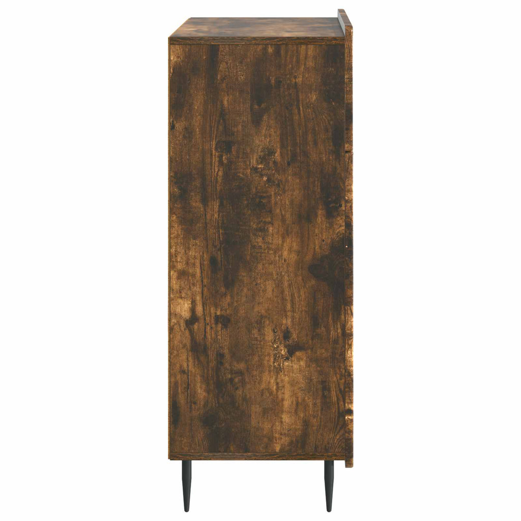 Sideboard Geräucherte Eiche 66 x 34,5 x 92 cm Holzwerkstoff