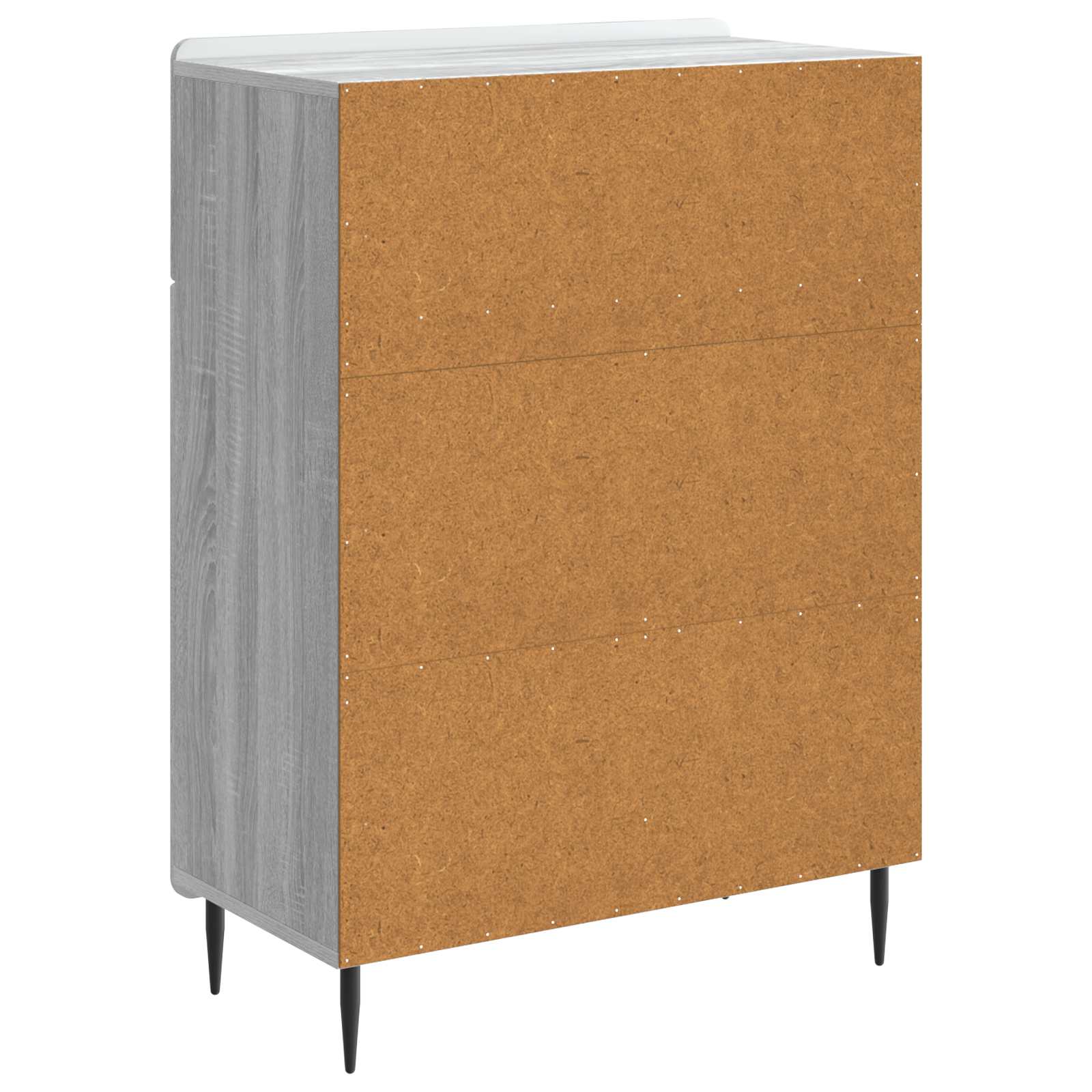 Sideboard Graues Sonoma 66 x 34,5 x 92 cm Holzwerkstoff