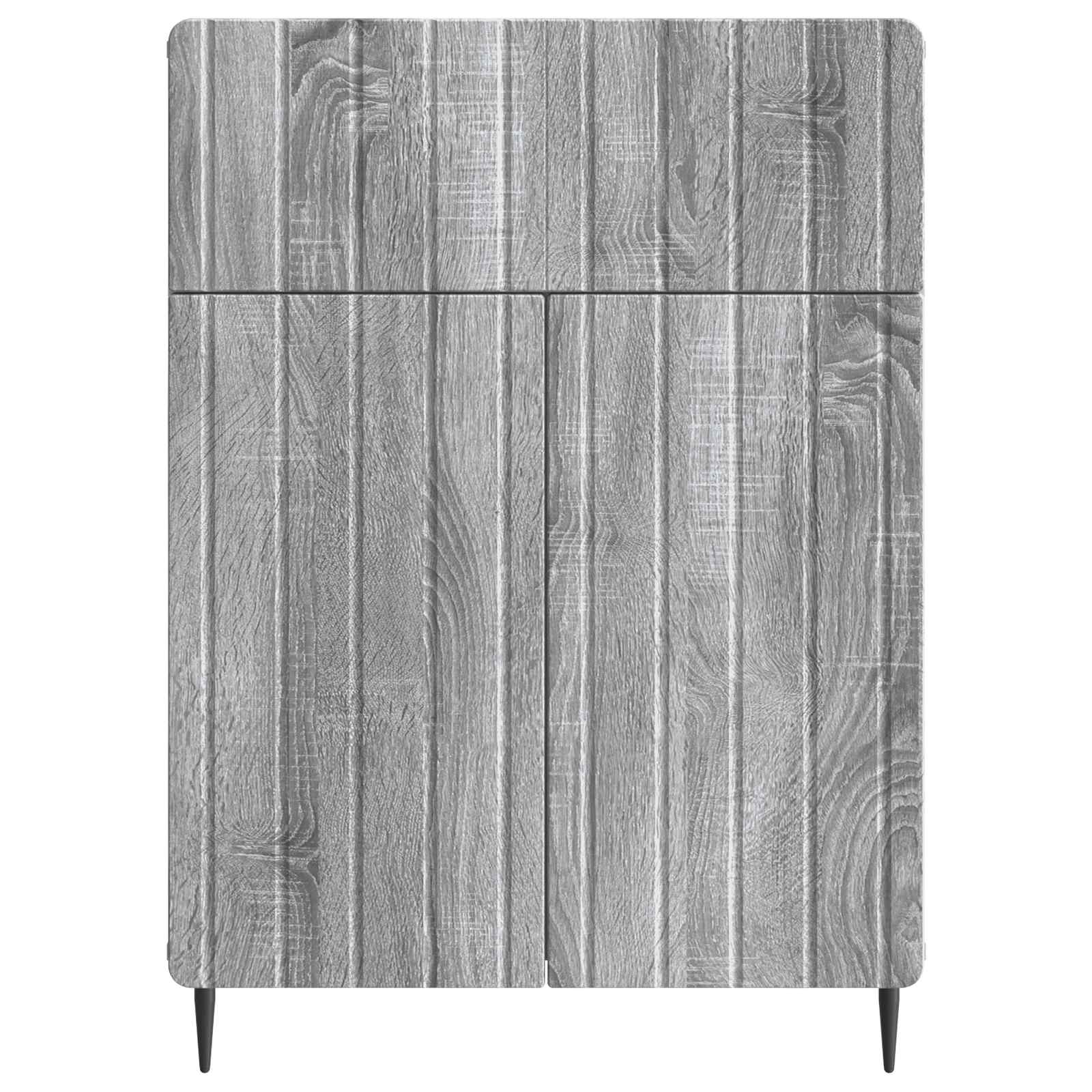 Sideboard Graues Sonoma 66 x 34,5 x 92 cm Holzwerkstoff