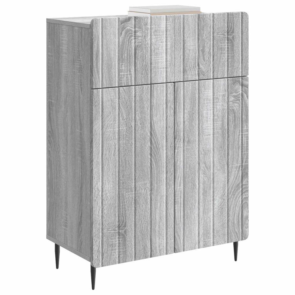 Sideboard Graues Sonoma 66 x 34,5 x 92 cm Holzwerkstoff
