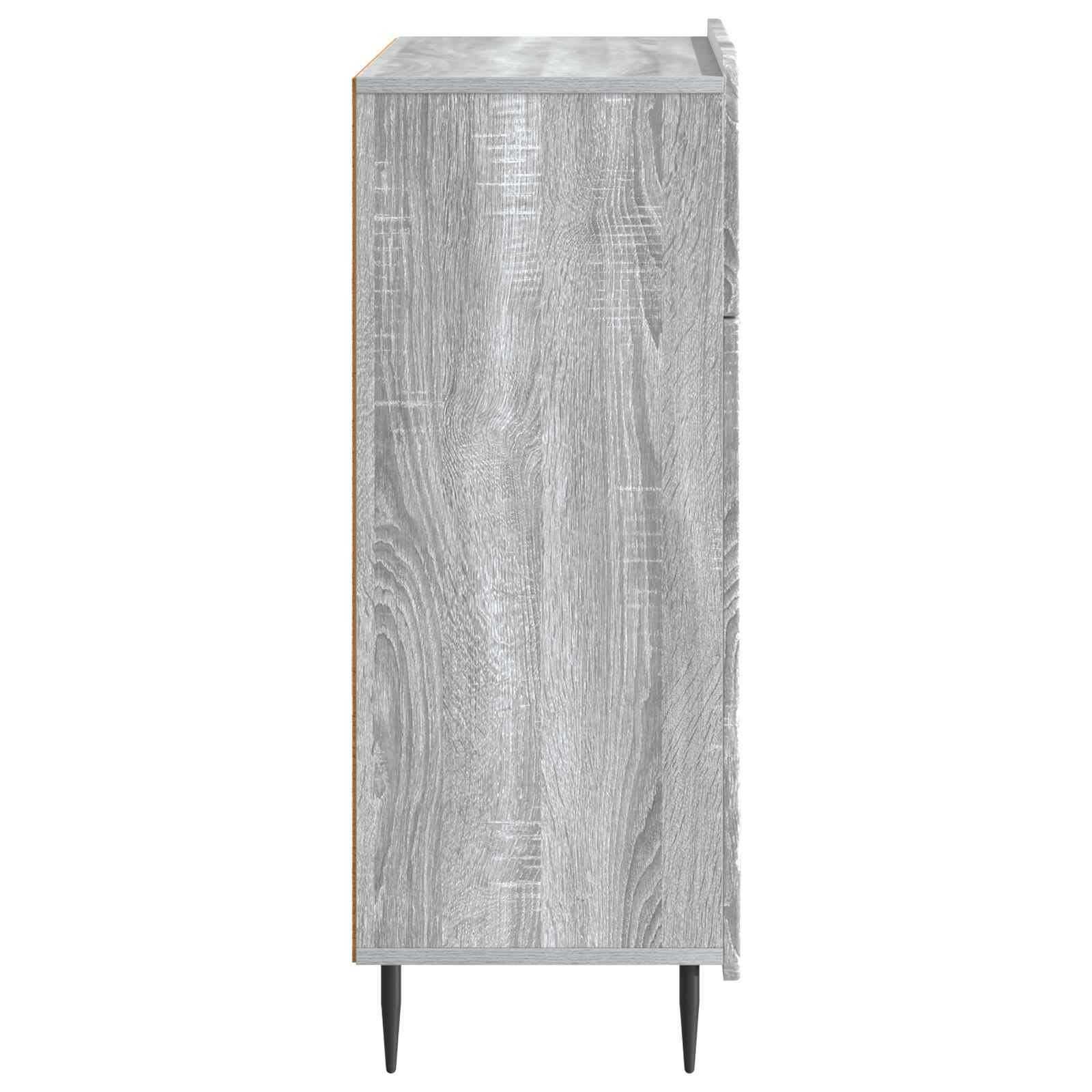 Sideboard Graues Sonoma 66 x 34,5 x 92 cm Holzwerkstoff