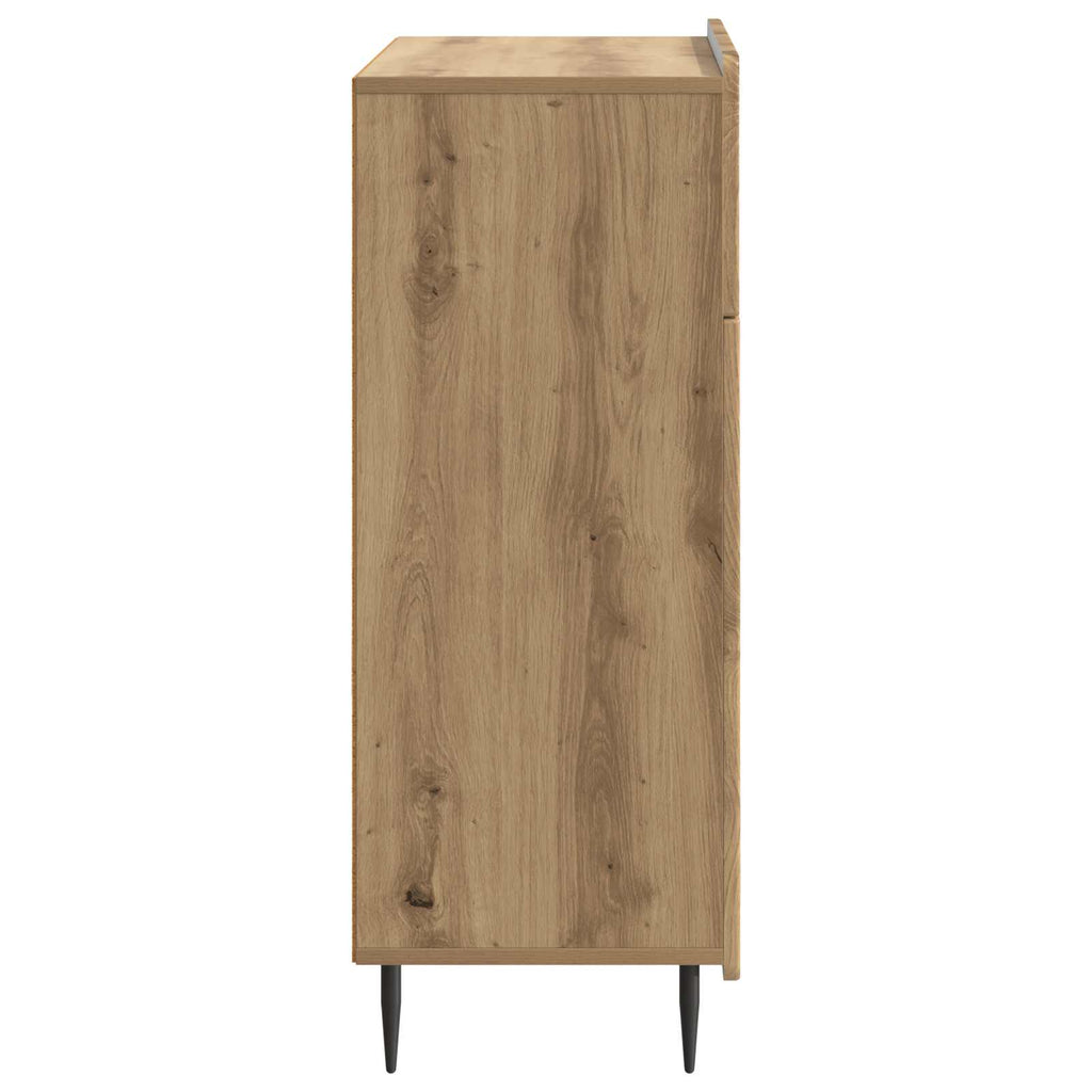 Sideboard Artisan-Eiche 66 x 34,5 x 92 cm Holzwerkstoff