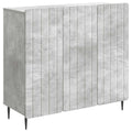 Sideboard Betongrau 89 x 34,5 x 82 cm Holzwerkstoff
