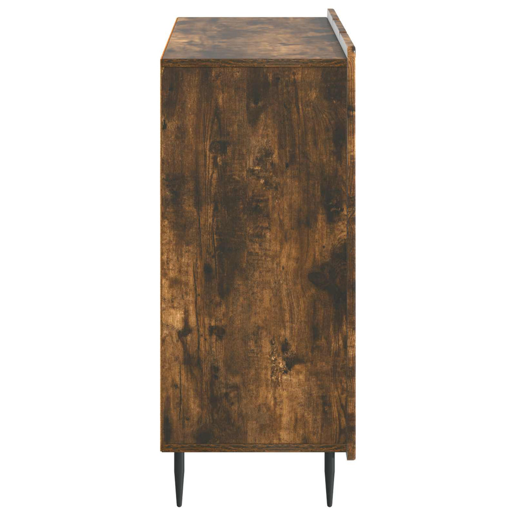 Sideboard Geräucherte Eiche 89 x 34,5 x 82 cm Holzwerkstoff