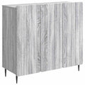 Sideboard Graues Sonoma 89 x 34,5 x 82 cm Holzwerkstoff
