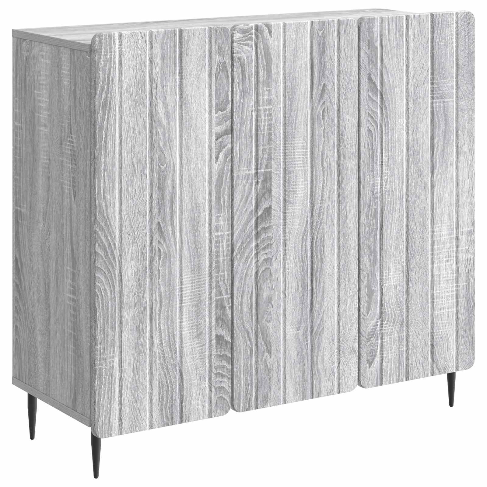 Sideboard Graues Sonoma 89 x 34,5 x 82 cm Holzwerkstoff
