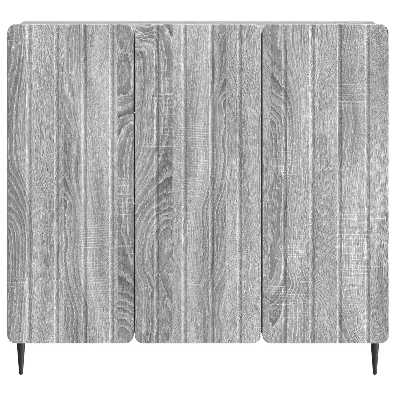 Sideboard Graues Sonoma 89 x 34,5 x 82 cm Holzwerkstoff