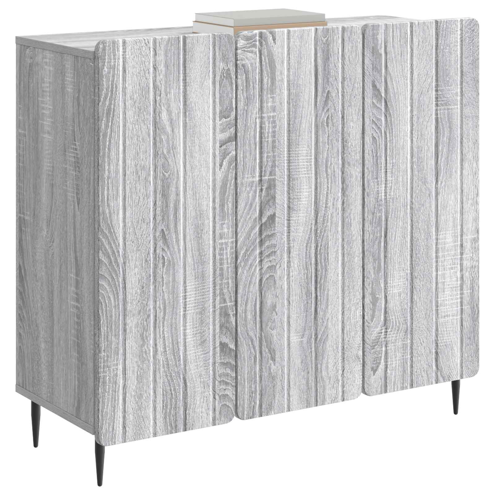 Sideboard Graues Sonoma 89 x 34,5 x 82 cm Holzwerkstoff