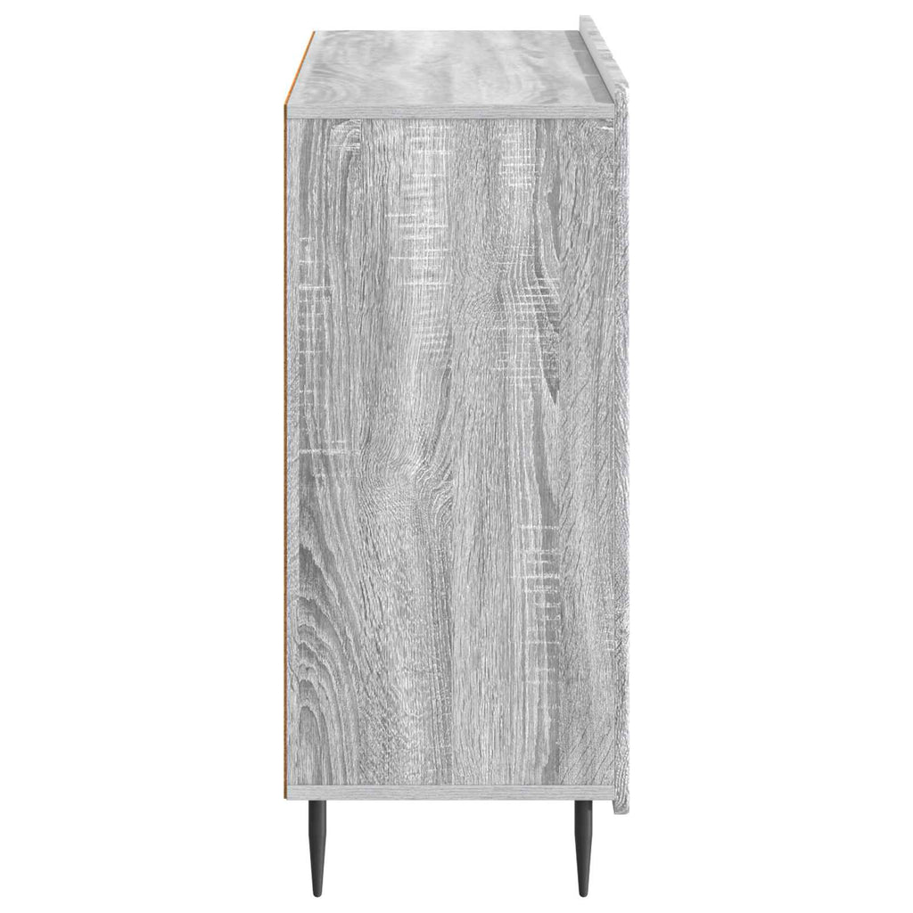 Sideboard Graues Sonoma 89 x 34,5 x 82 cm Holzwerkstoff
