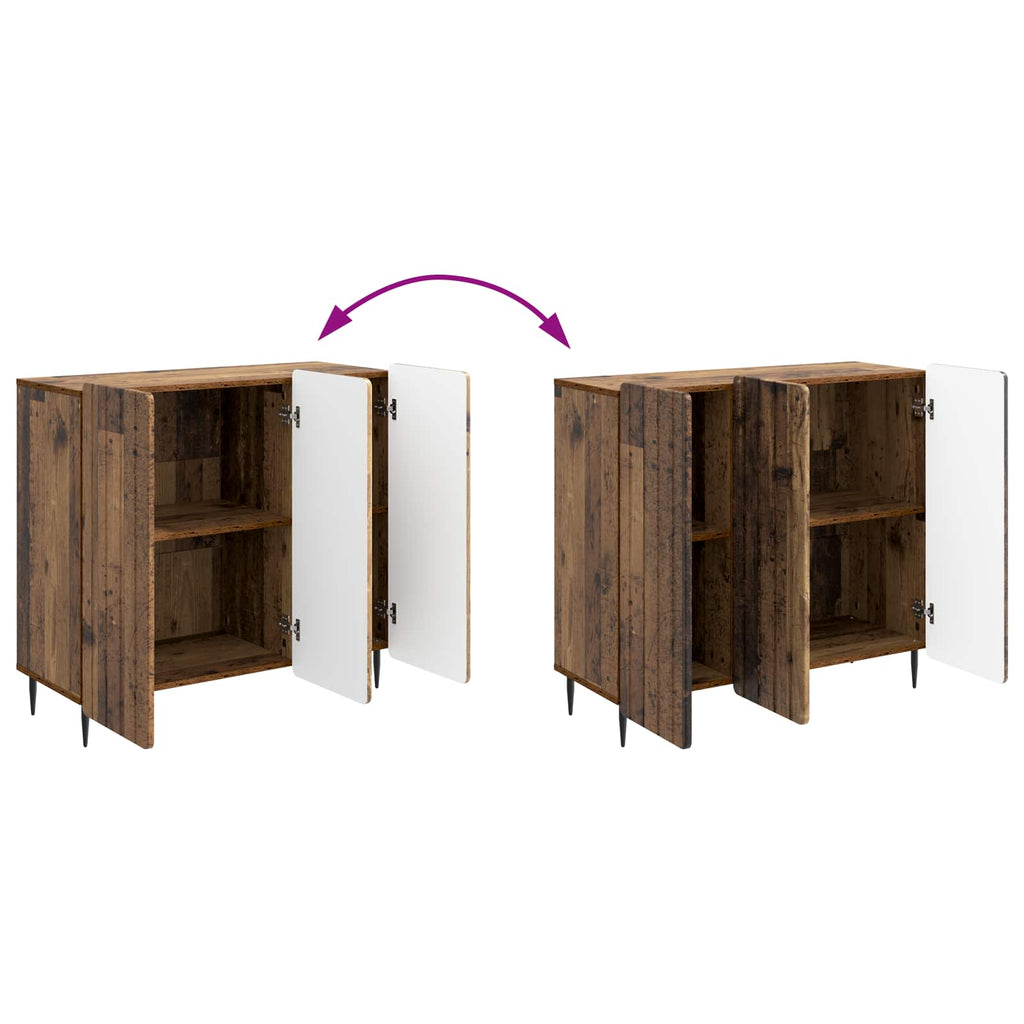 Sideboard Altholz 89 x 34,5 x 82 cm Holzwerkstoff