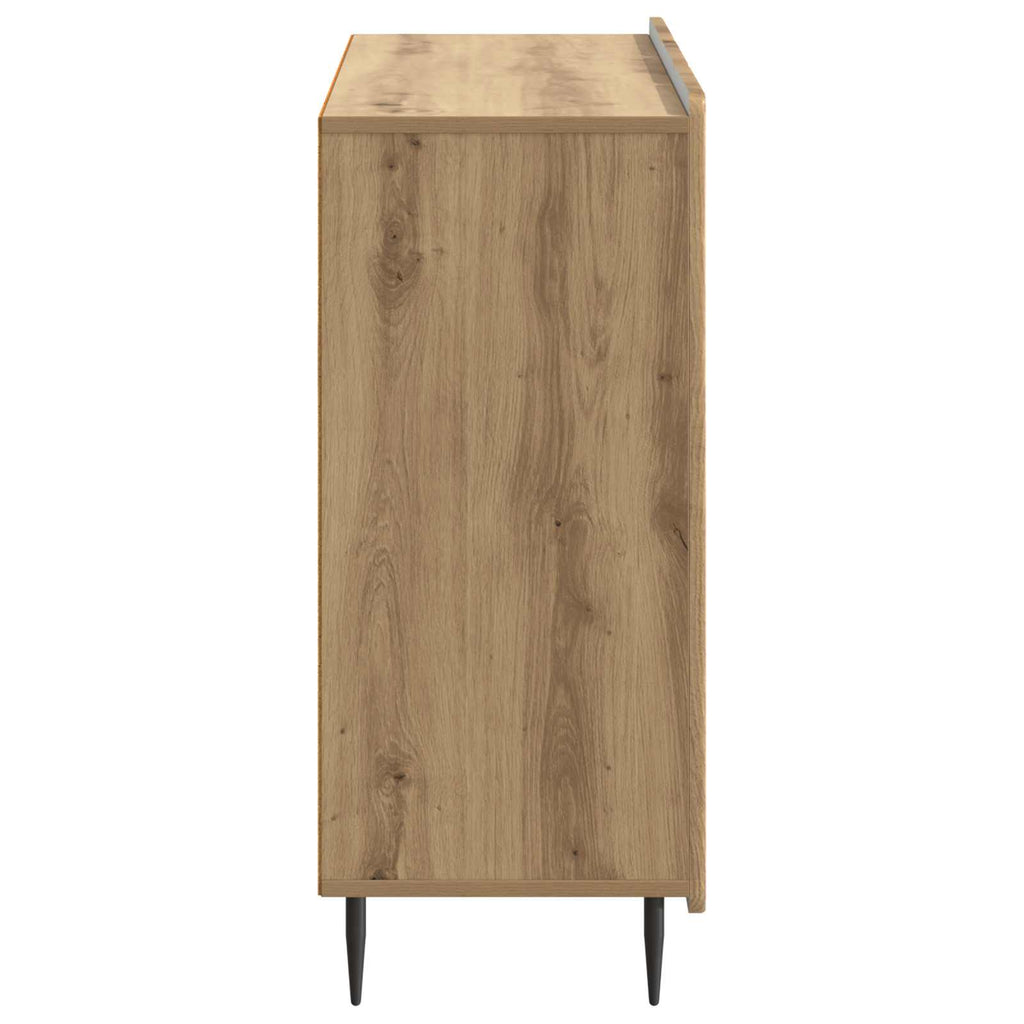 Sideboard Artisan-Eiche 89 x 34,5 x 82 cm Holzwerkstoff