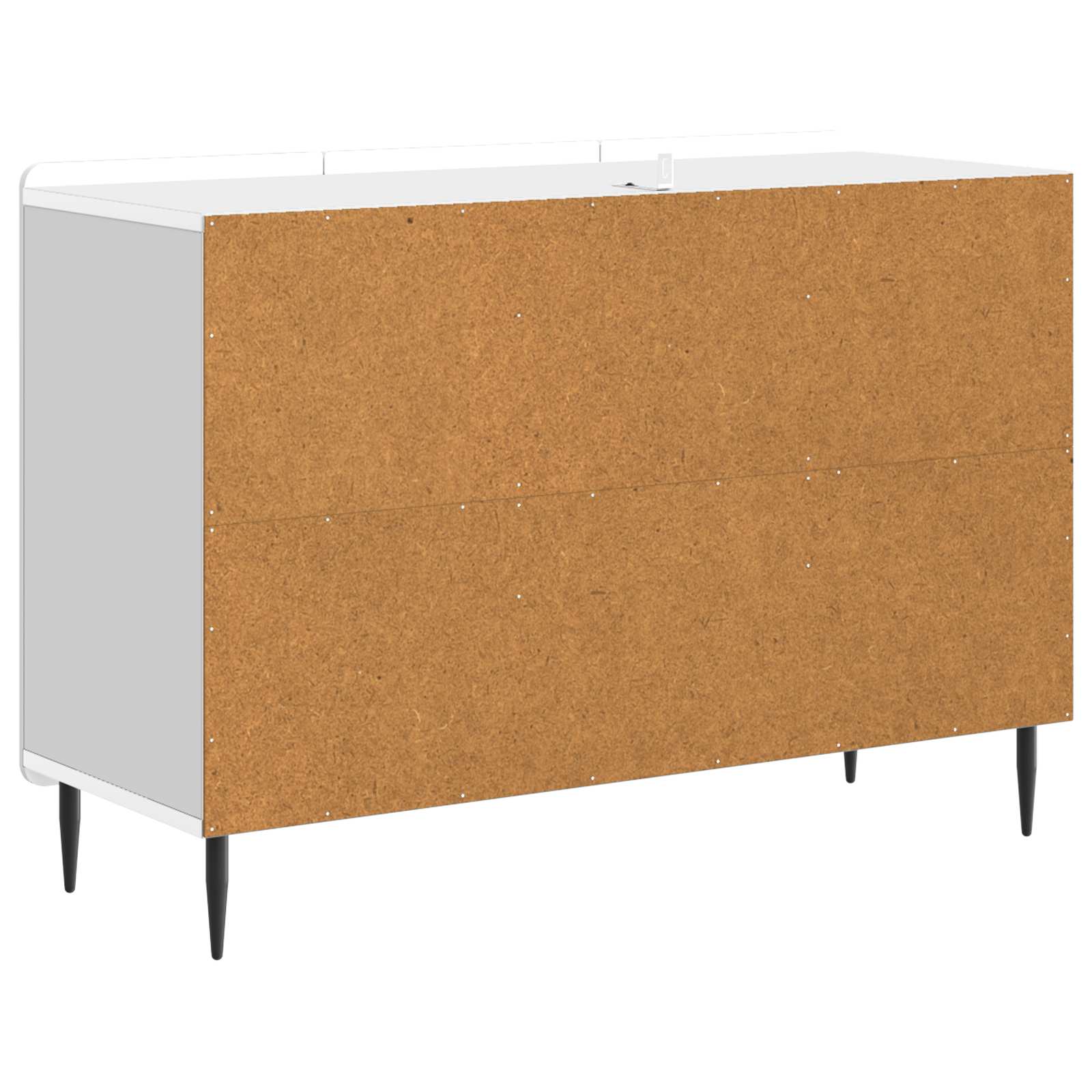Sideboard mit Schubladen Weiß 89 x 34,5 x 62 cm Holzwerkstoff