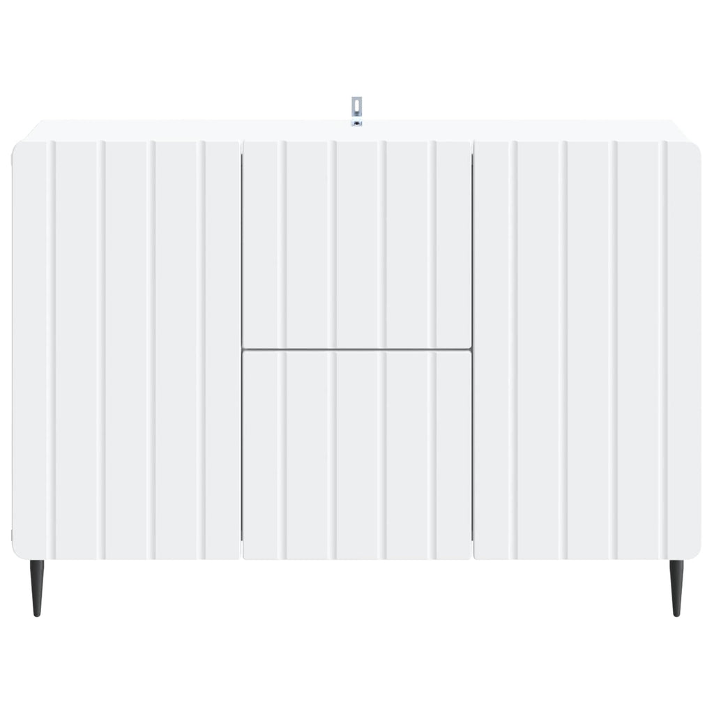 Sideboard mit Schubladen Weiß 89 x 34,5 x 62 cm Holzwerkstoff