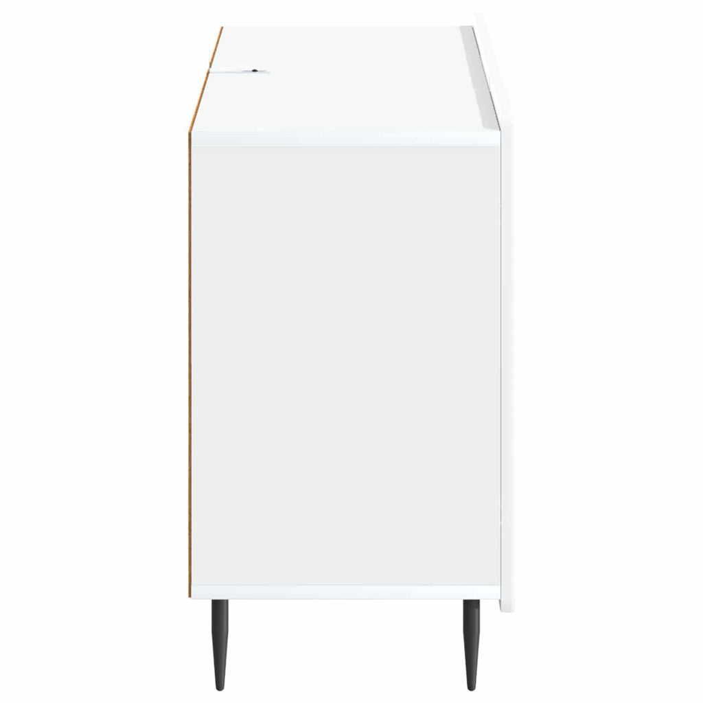 Sideboard mit Schubladen Weiß 89 x 34,5 x 62 cm Holzwerkstoff