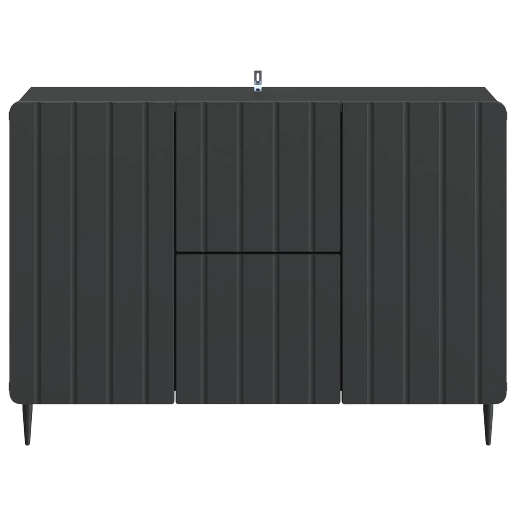 Sideboard Schwarz 89 x 34,5 x 62 cm Holzwerkstoff
