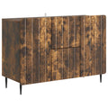 Sideboard Geräucherte Eiche 89 x 34,5 x 62 cm Holzwerkstoff