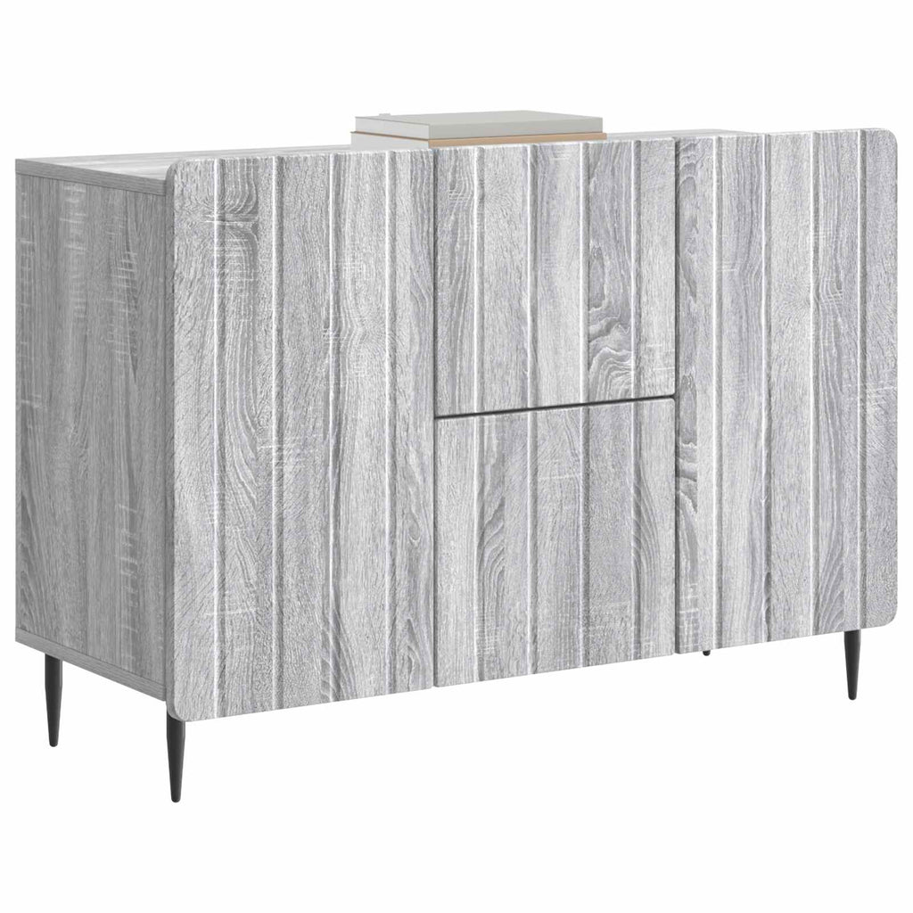 Sideboard Graues Sonoma 89 x 34,5 x 62 cm Holzwerkstoff