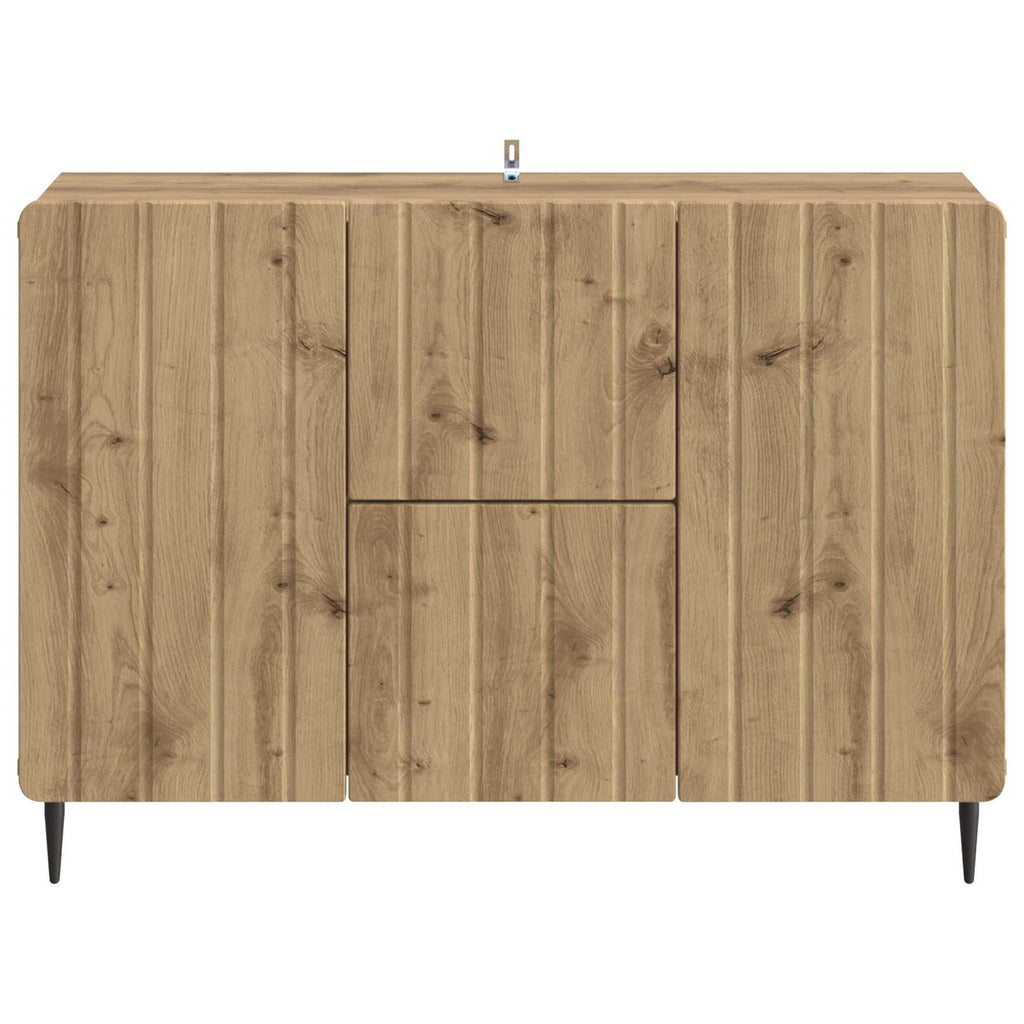 Sideboard Artisan-Eiche 89 x 34,5 x 62 cm Holzwerkstoff
