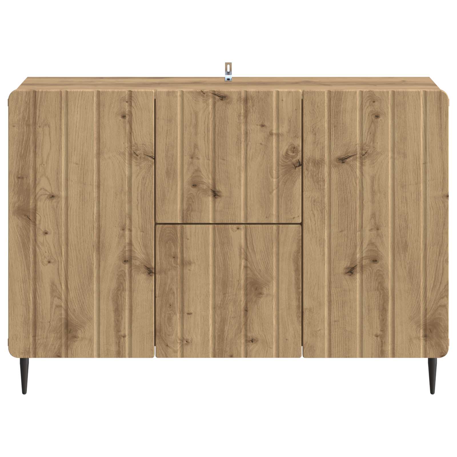 Sideboard Artisan-Eiche 89 x 34,5 x 62 cm Holzwerkstoff