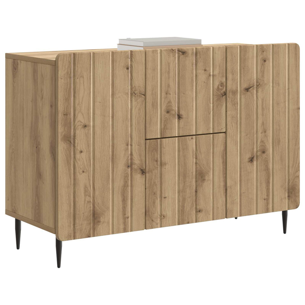 Sideboard Artisan-Eiche 89 x 34,5 x 62 cm Holzwerkstoff