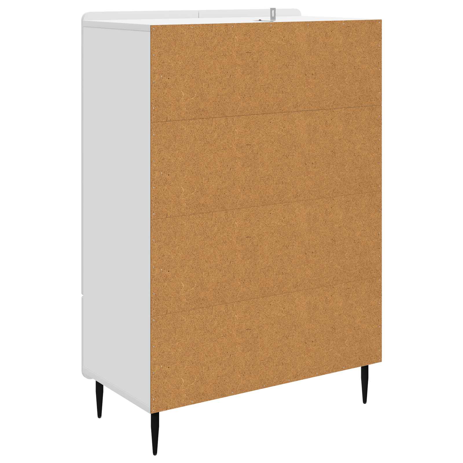 Sideboard mit Schubladen Weiß 66 x 34,5 x 97 cm Holzwerkstoff