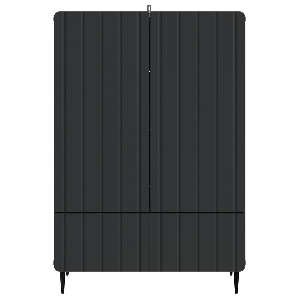 Sideboard Schwarz 66 x 34,5 x 97 cm Holzwerkstoff