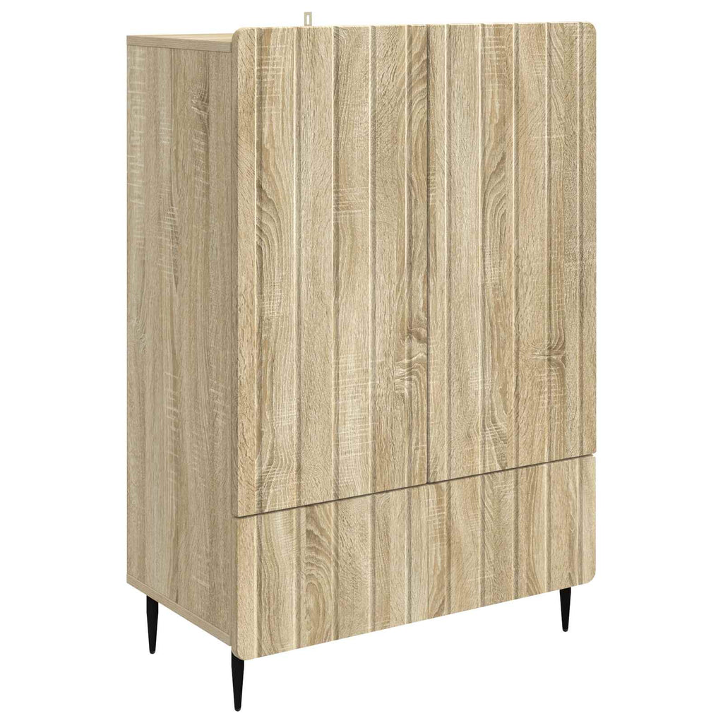 Sideboard Sonoma-Eiche 66 x 34,5 x 97 cm Holzwerkstoff