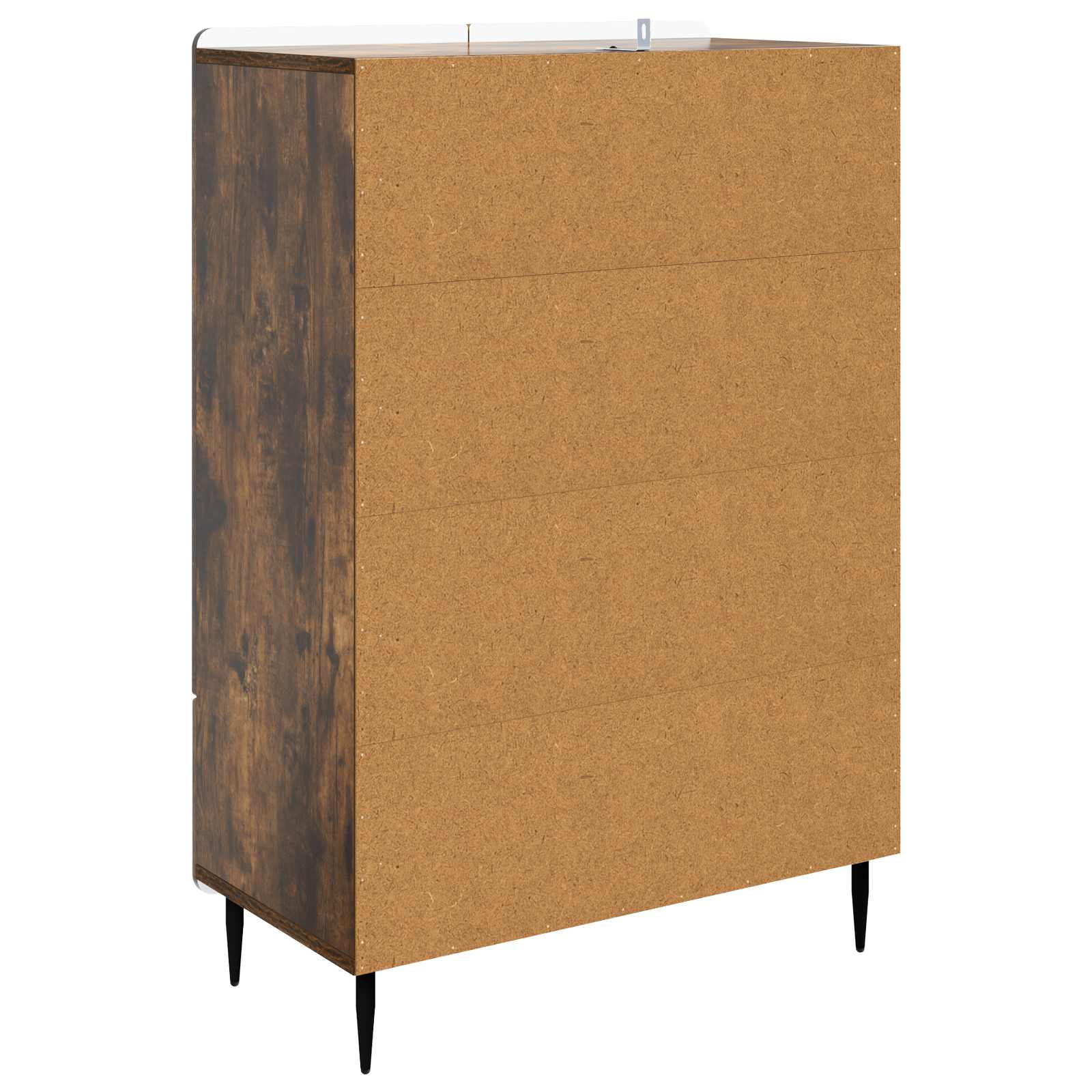 Sideboard Geräucherte Eiche 66 x 34,5 x 97 cm Holzwerkstoff