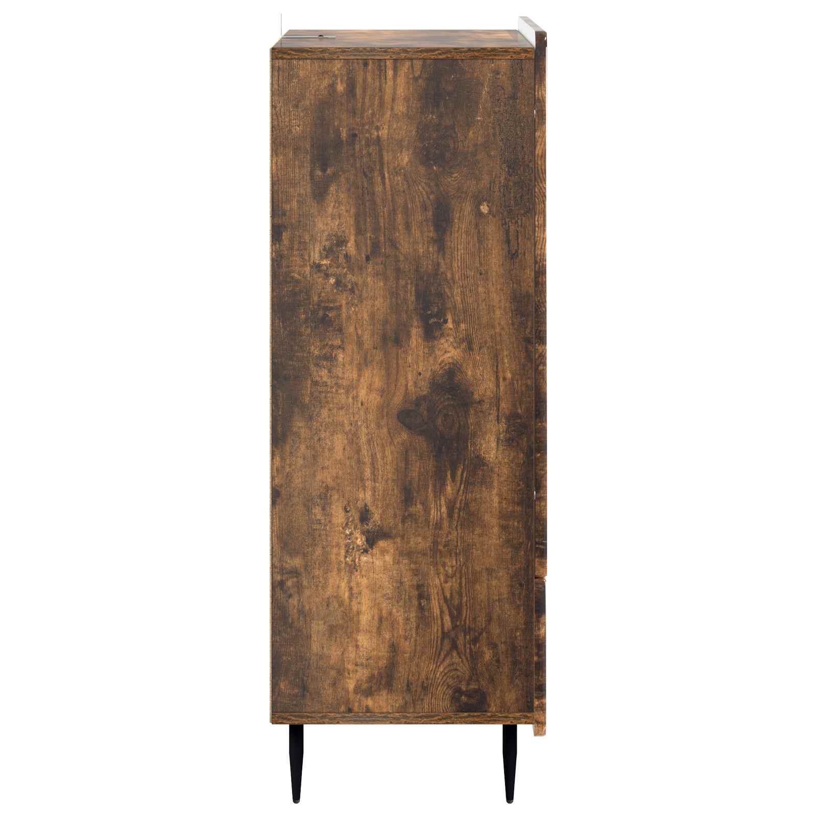 Sideboard Geräucherte Eiche 66 x 34,5 x 97 cm Holzwerkstoff