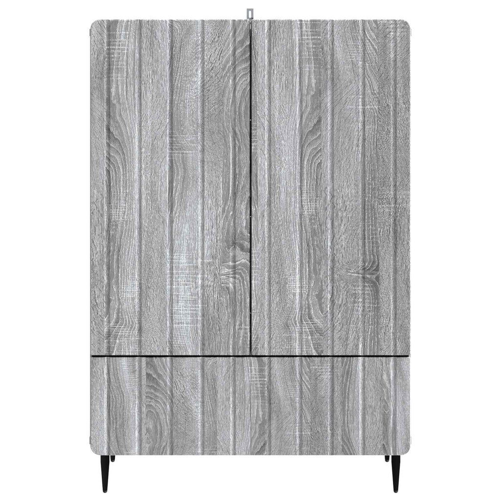 Sideboard Graues Sonoma 66 x 34,5 x 97 cm Holzwerkstoff