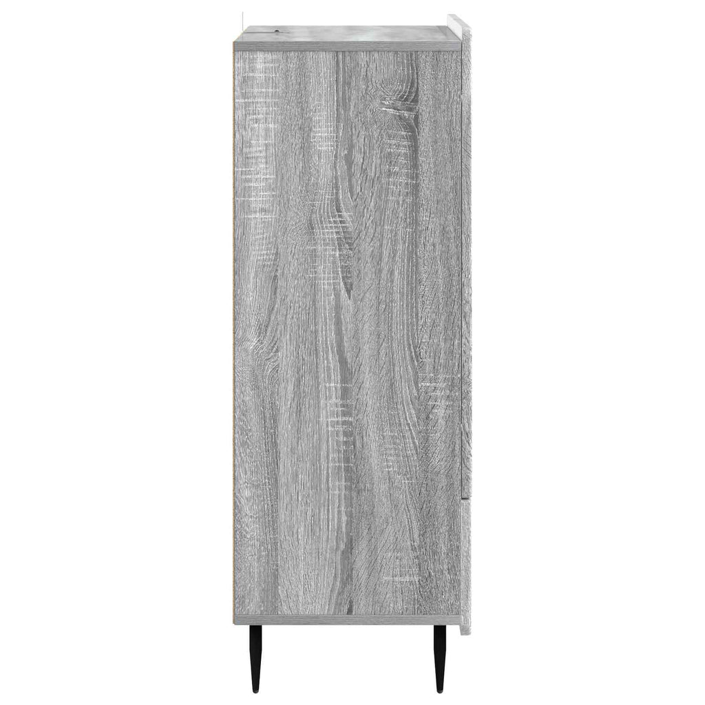 Sideboard Graues Sonoma 66 x 34,5 x 97 cm Holzwerkstoff