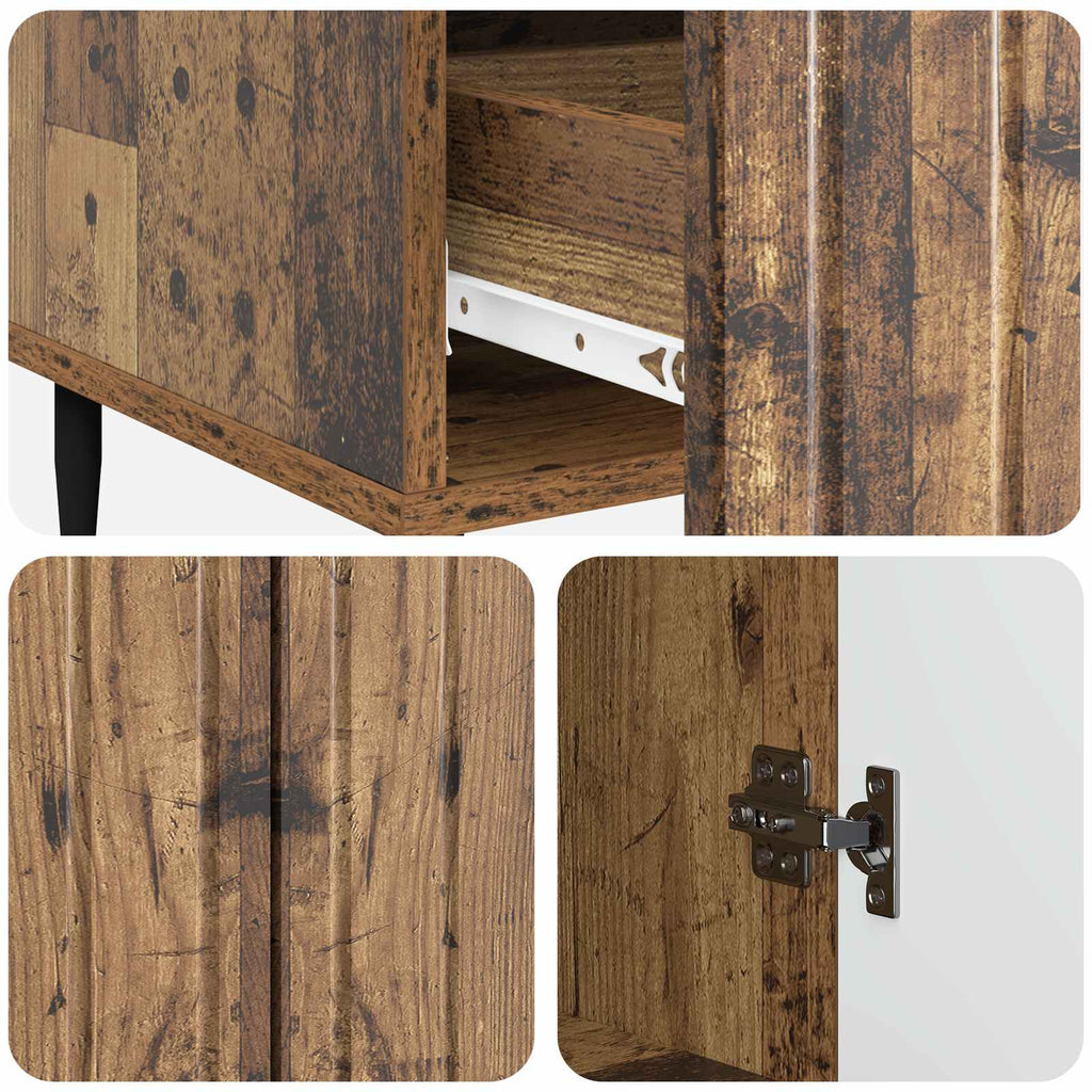 Sideboard Altholz 66 x 34,5 x 97 cm Holzwerkstoff