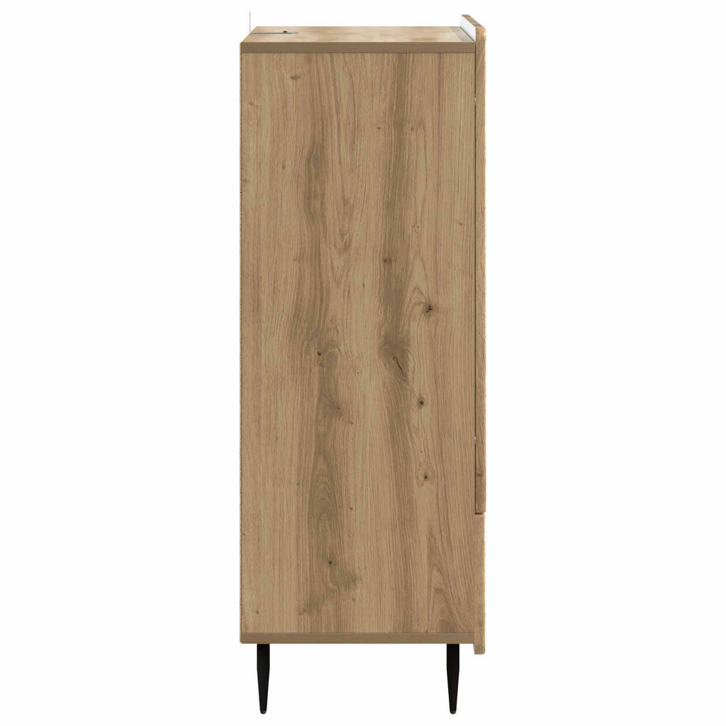 Sideboard Artisan-Eiche 66 x 34,5 x 97 cm Holzwerkstoff