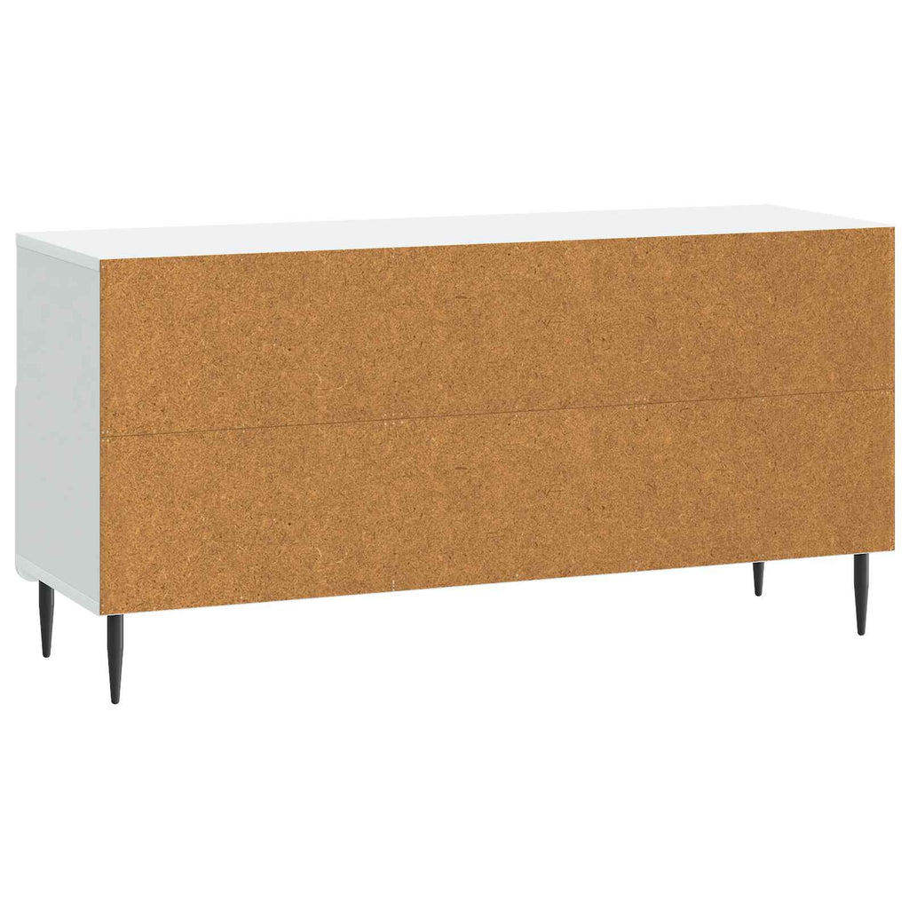 TV-Schränk mit Schubladen Weiß 102 x 34,5 x 50 cm Holzwerkstoff