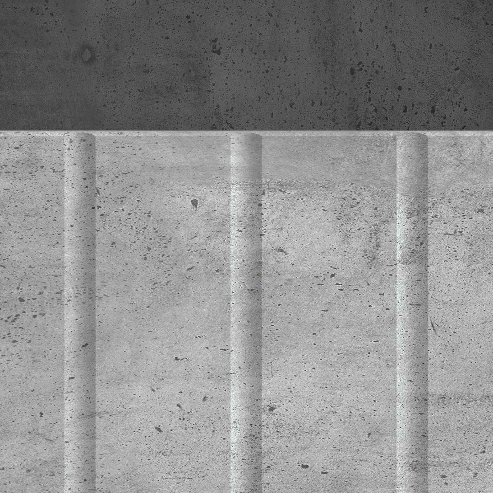TV-Schränk Betongrau 102 x 34,5 x 50 cm Holzwerkstoff