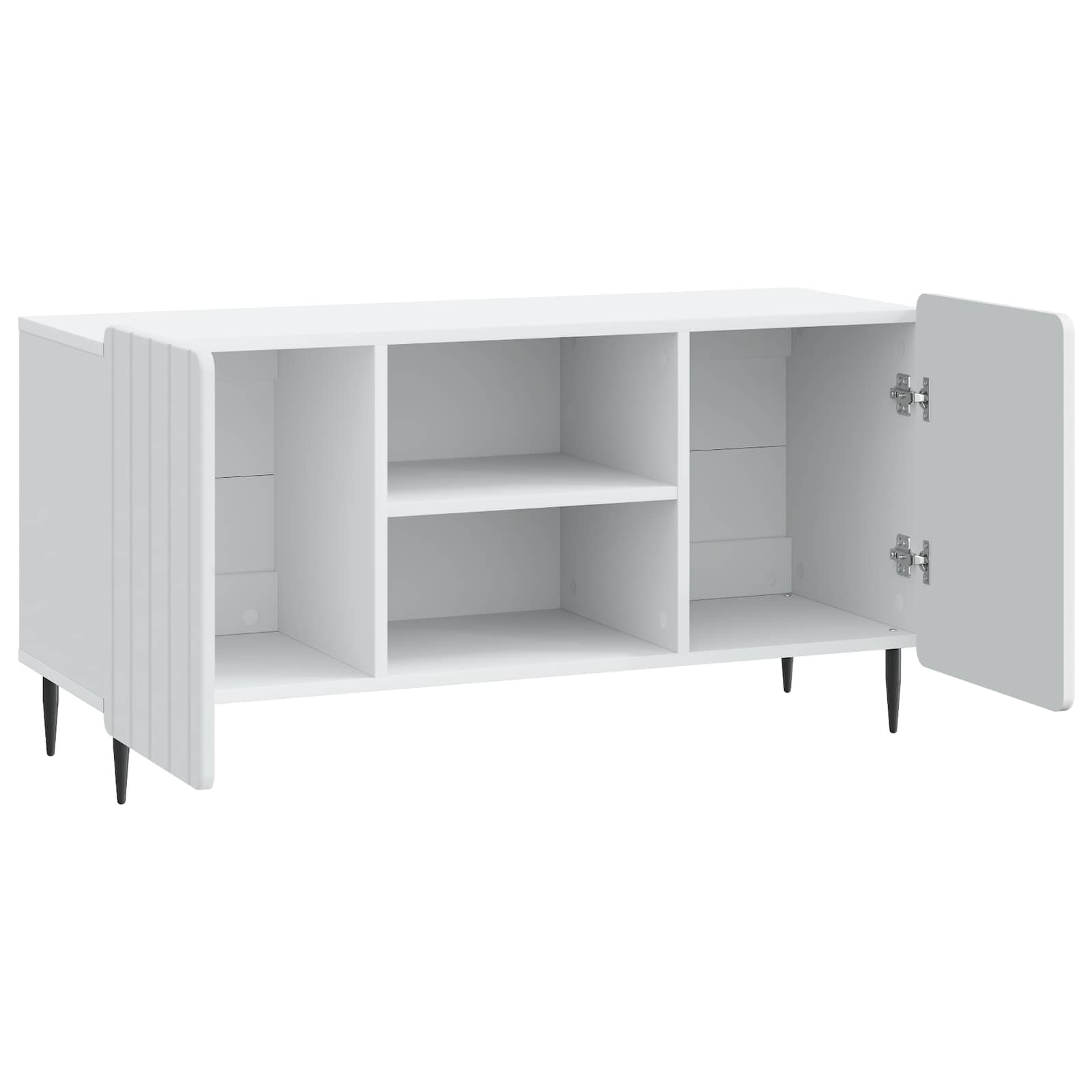 TV-Schränk Weiß 102 x 34,5 x 52 cm Holzwerkstoff