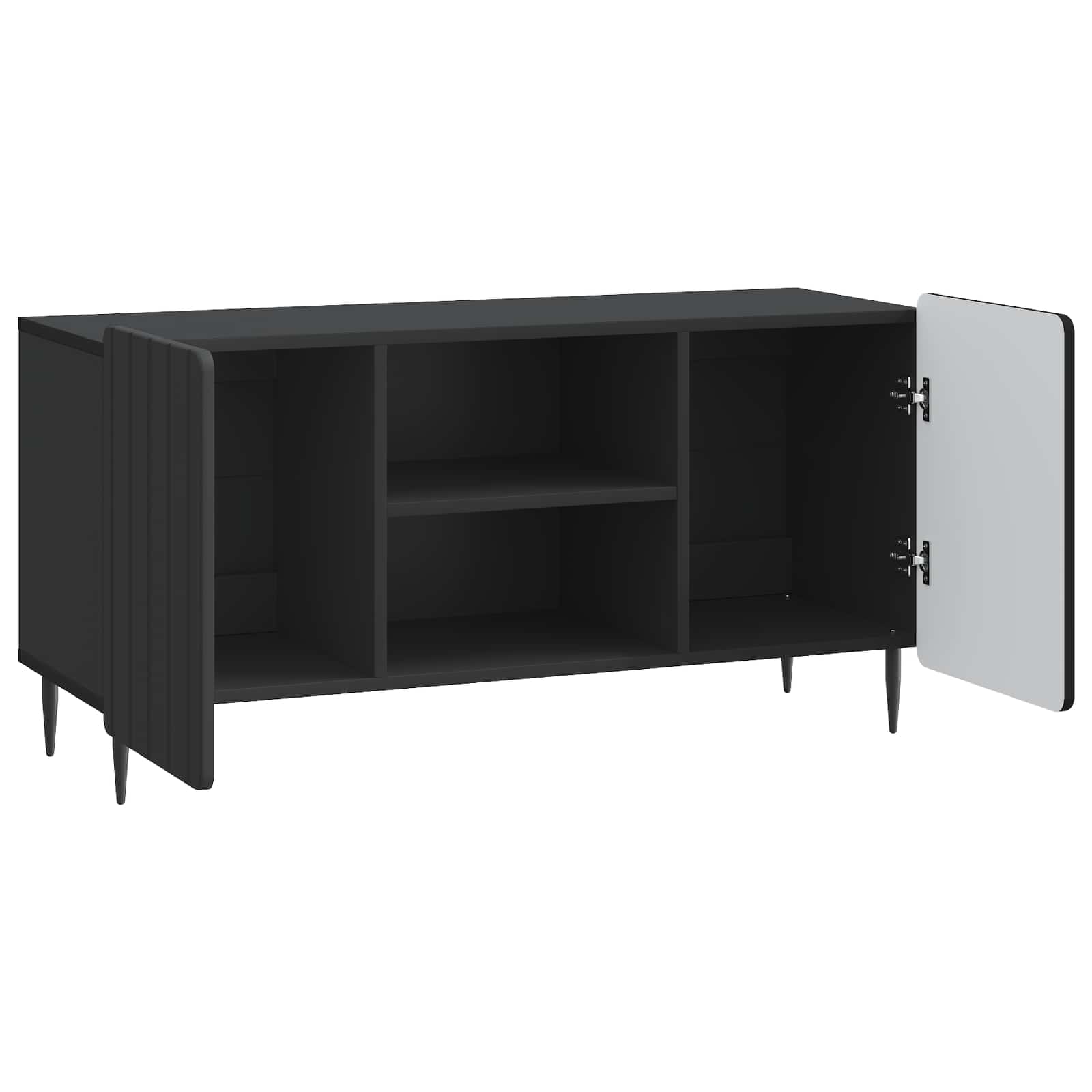 TV-Schränk Schwarz 102 x 34,5 x 52 cm Holzwerkstoff