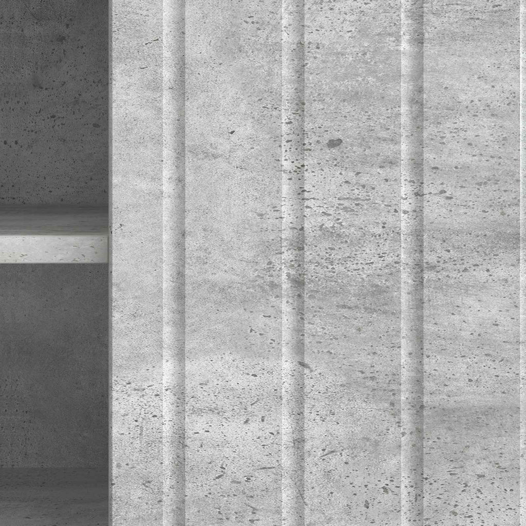 TV-Schränk Betongrau 102 x 34,5 x 52 cm Holzwerkstoff