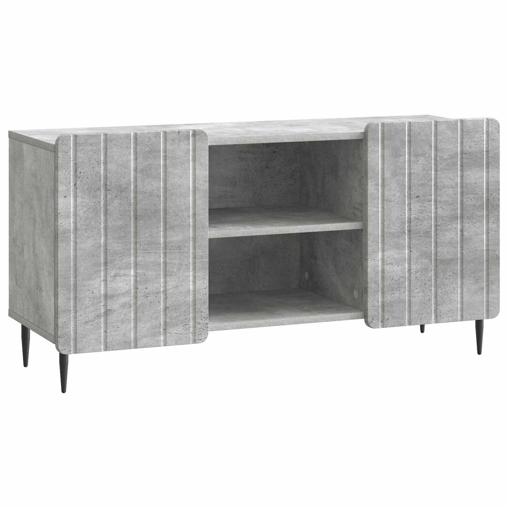 TV-Schränk Betongrau 102 x 34,5 x 52 cm Holzwerkstoff