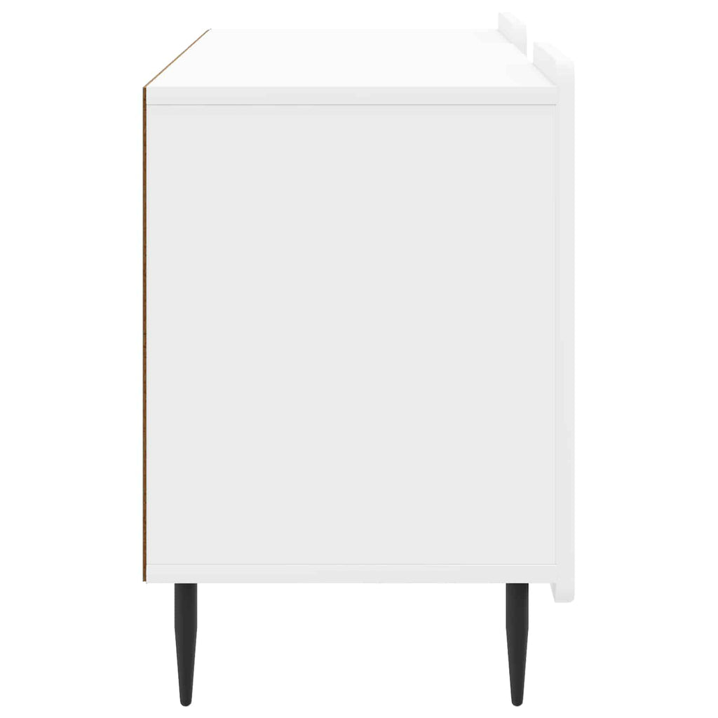 TV-Schränk Hochglanz Weiß 102 x 34,5 x 52 cm Holzwerkstoff