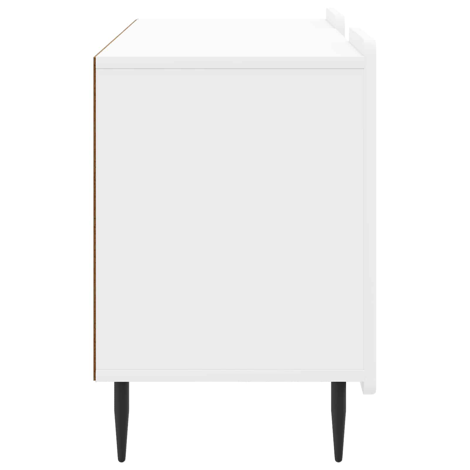 TV-Schränk Hochglanz Weiß 102 x 34,5 x 52 cm Holzwerkstoff