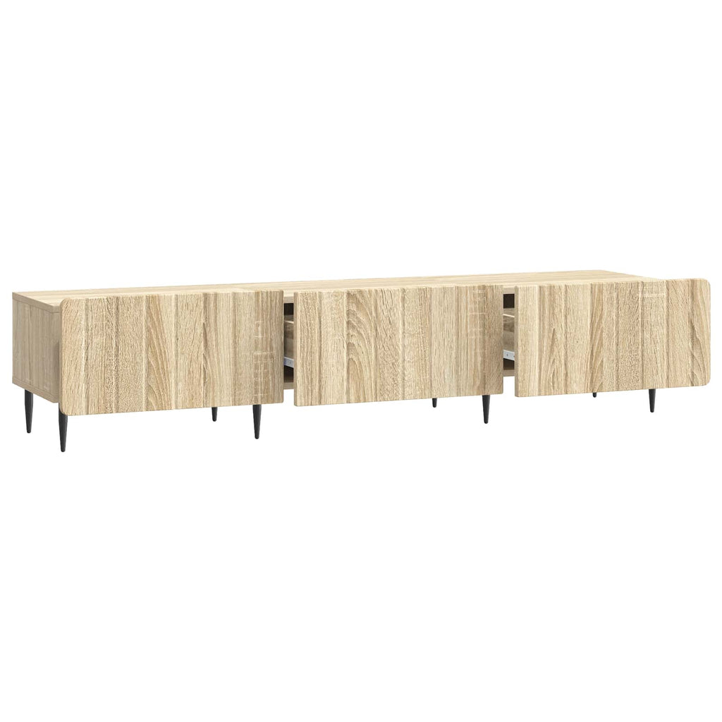 TV-Schränk Sonoma-Eiche 147 x 34,5 x 32 cm Holzwerkstoff