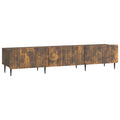 TV-Schränk Geräucherte Eiche 147 x 34,5 x 32 cm Holzwerkstoff
