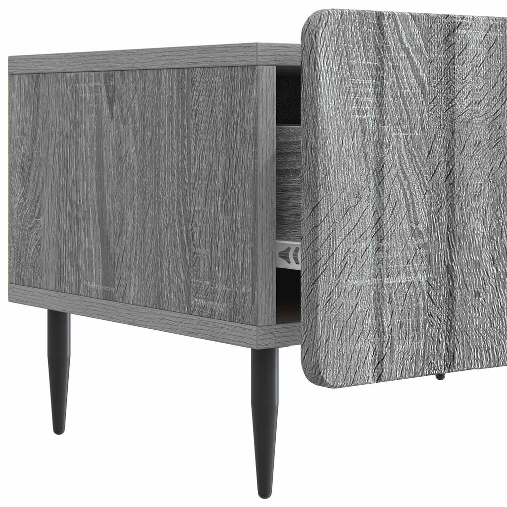 TV-Schränk Graues Sonoma 147 x 34,5 x 32 cm Holzwerkstoff