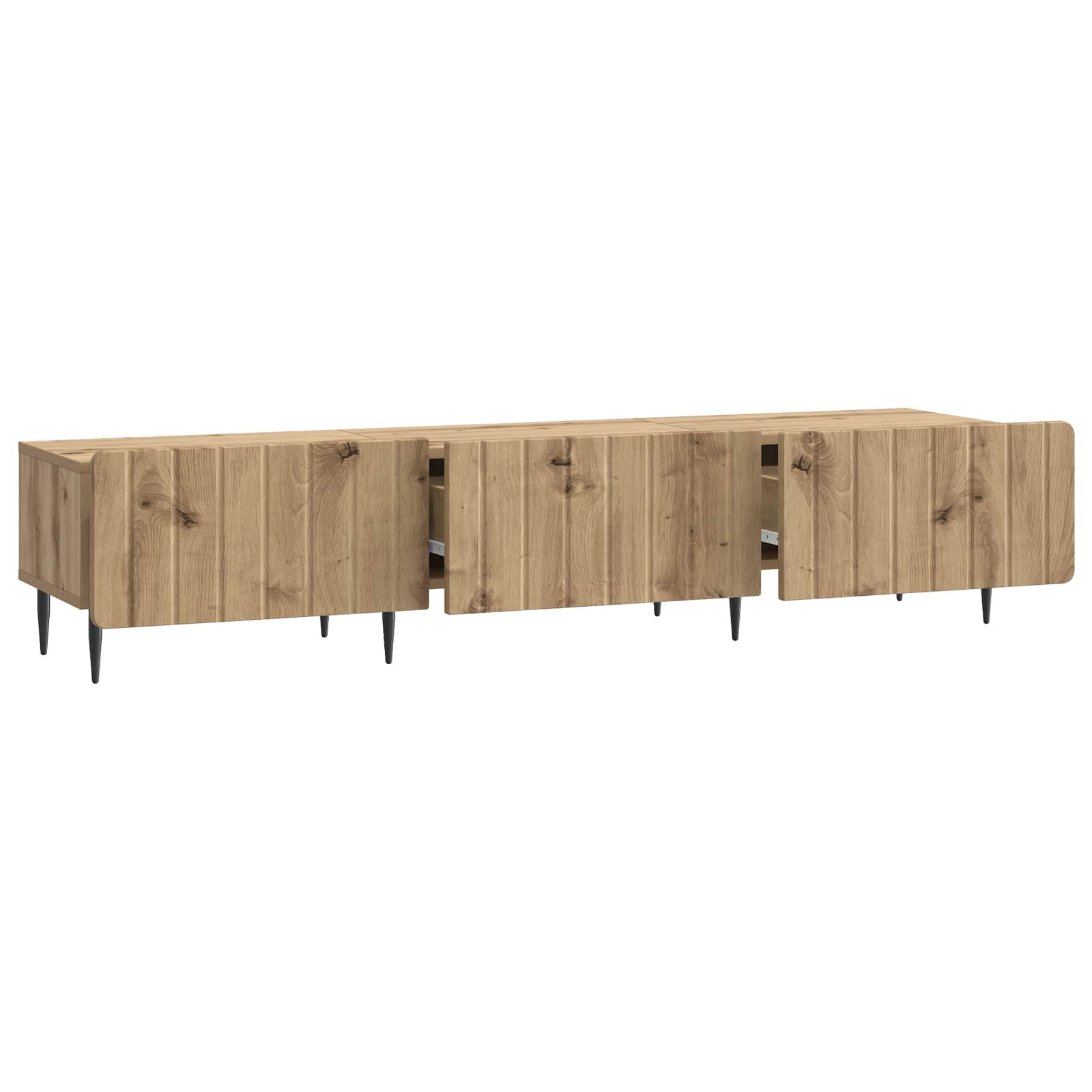 TV-Schränk Artisan-Eiche 147 x 34,5 x 32 cm Holzwerkstoff