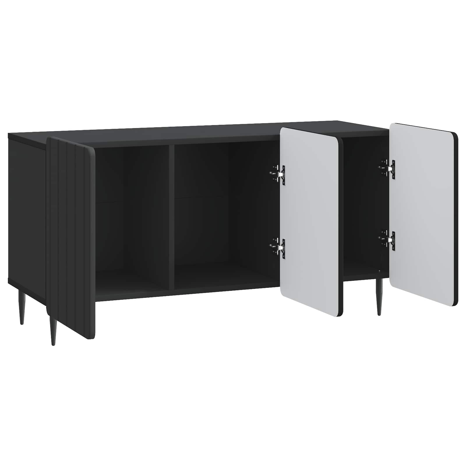 TV-Schränk Schwarz 99 x 34,5 x 52 cm Holzwerkstoff
