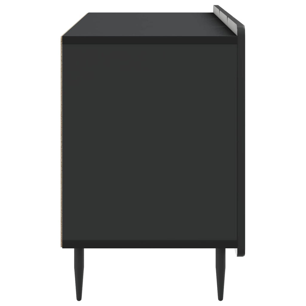 TV-Schränk Schwarz 99 x 34,5 x 52 cm Holzwerkstoff