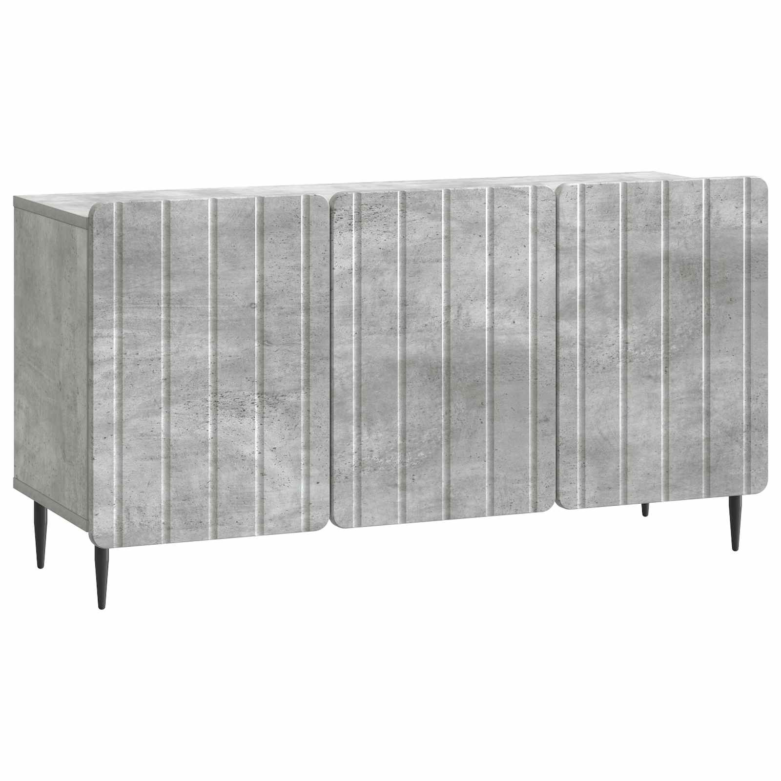 TV-Schränk Betongrau 99 x 34,5 x 52 cm Holzwerkstoff