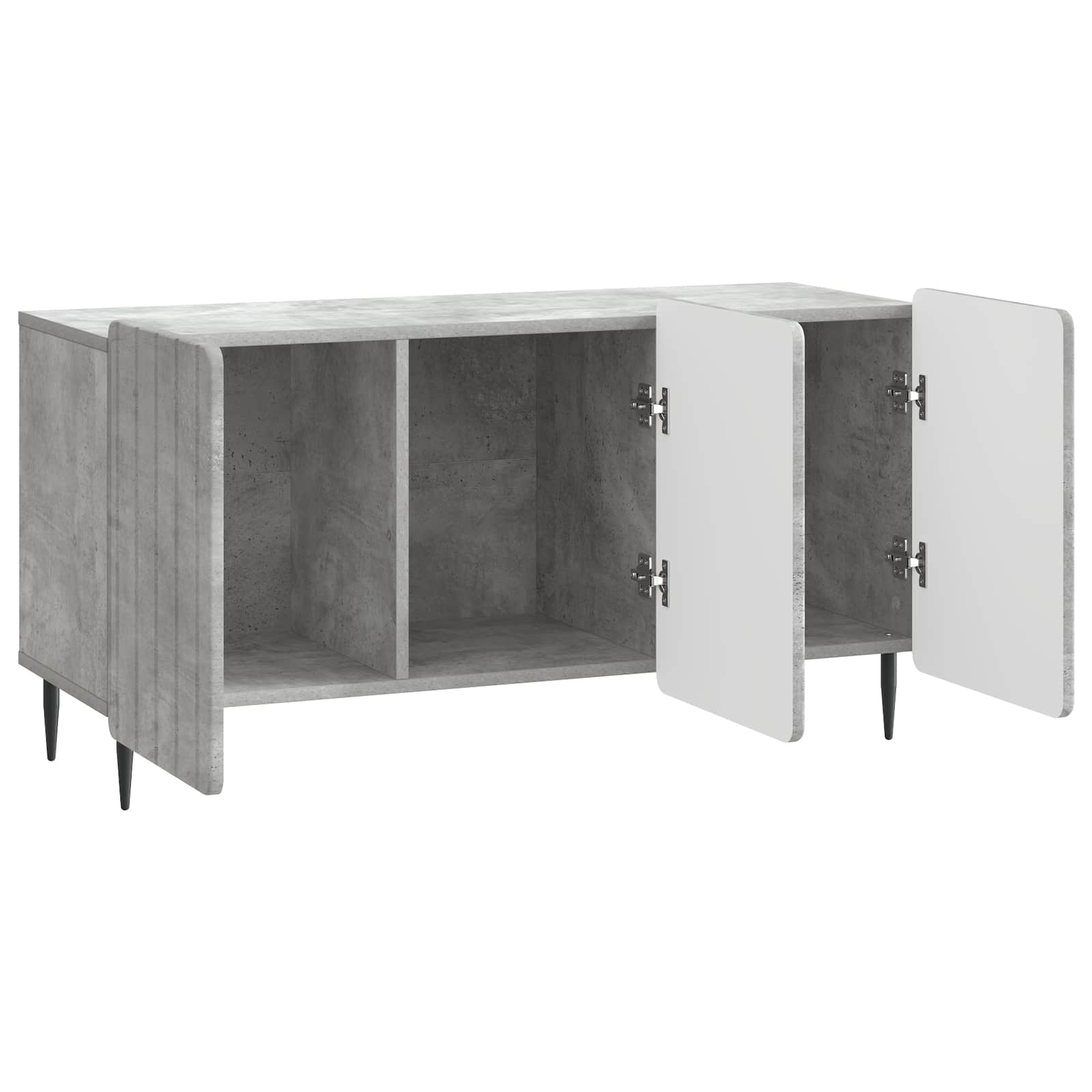 TV-Schränk Betongrau 99 x 34,5 x 52 cm Holzwerkstoff