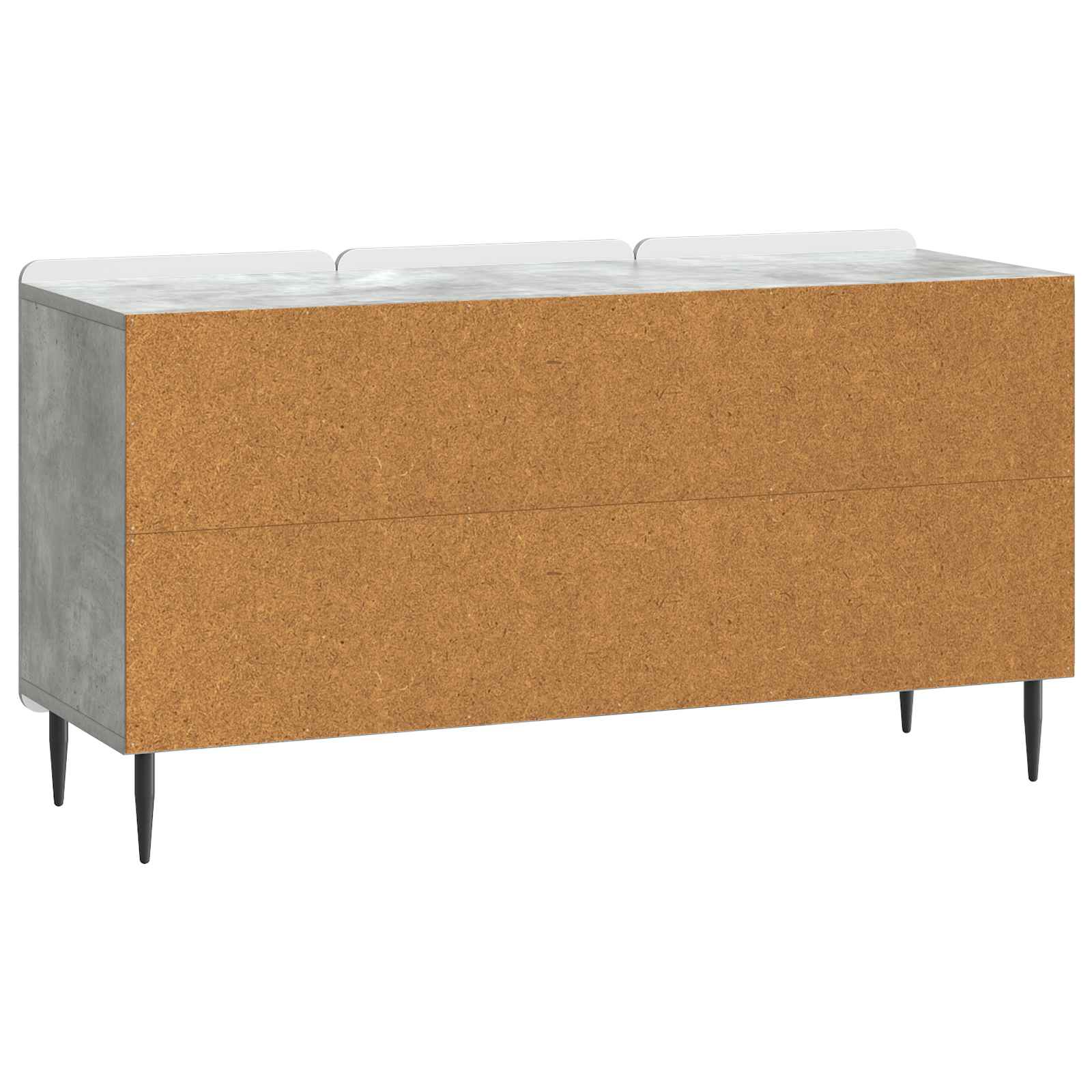 TV-Schränk Betongrau 99 x 34,5 x 52 cm Holzwerkstoff